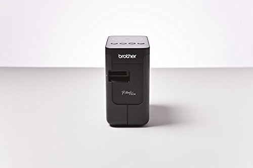 Brother PTP750W Labelling Machine + Extra Original TZE221 Black Text On White Laminated Glossy Tape (9mm x 8m)