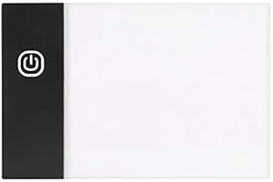 HZTYYIER LED Tracing Light Box Calligrafia e Pittura per Carta Domestica Carta da Lucido Art Craft PaperLED Light Board A6 Light Pad Painting Tools