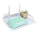 Produktbild Regale & Ablagen WLAN-Aufbewahrungsbox Für Wohnzimmer-Router Rack-TV Wand- Set-Top-Box-Platzierungsraum Aus Aluminium Freier Durchschlag (Color : Silver, Size : 28.5cm*20.7cm*2)