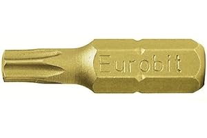 Eurobit 2762 Inserti per Avvitatore, Giallo, T40 x 25, Set di 5 Pezzi