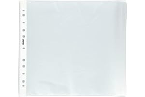 Office Depot 11067543-000 - Pack de 100 fundas perforadas A4, polipropileno, 55 micras