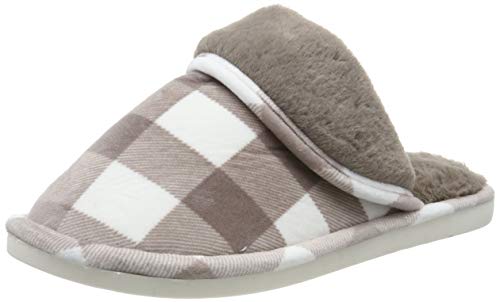 Hiver Pantoufles Femmes Homme,Pantoufles Chausson,Pantoufles Doux Accueil Chaussons,Chaudes Peluche Chaussons Intérieur extérieur Légères Pantoufles(42/43 EU, Gris)