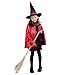 Produktbild Tofree Kostüm für Kleine Mädchen, Hexe, Halloween, Cosplay, Party, Kindertagskleidung, Kinderkostüm, Kostüm, Anzug, Stoff, Red 70cm, Average