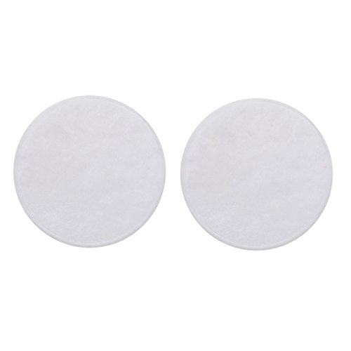 100x 40mm Gepolsterte Runde Form Handwerk Filz Stoff Polyester handmade Filzstoff Bastelfilz DIY Stoff Sewing – Weiß, Durchmesser 40mm - 6