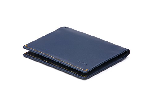 Price comparison product image Bellroy Leather Slim Sleeve Wallet Blue Steel
