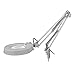 Produktbild SXYULQQZ 10X Vergrößerungsglas Klemmlampe 127Mm Linse, Verstellbarer Schwenkarm Nutzlicht, Schreibtisch, Tisch, Aufgabe, Handwerk, Schmuck, Nähen, Werkbank-220V