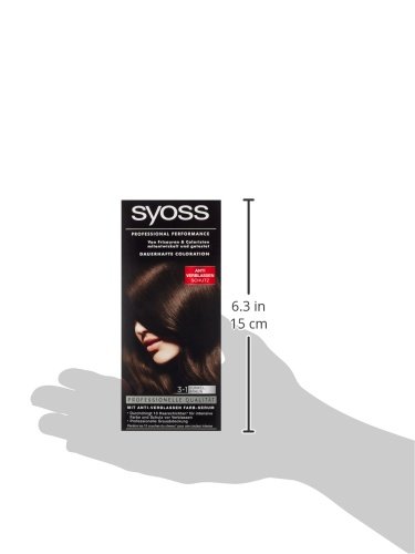 Syoss Coloration Stufe 3, 3-1 Dunkelbraun, 115 ml - 6
