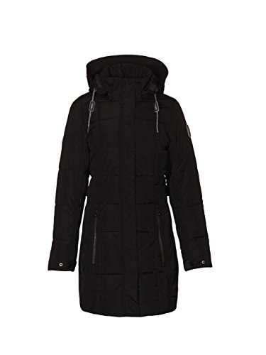 G.I.G.A. DX Damen Estera Casual Parka In Daunenoptik Mit Abzipbarer Kapuze, Schwarz, 44