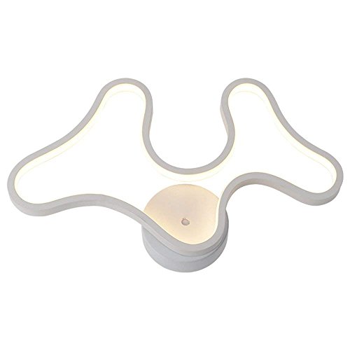 Preisvergleich Produktbild HBA Nachttischlampe Schlafzimmer Wand Lampe kreative Persönlichkeit gang Treppe Eingang Beleuchtung moderne, einfache Beleuchtung (Farbe: weiß)