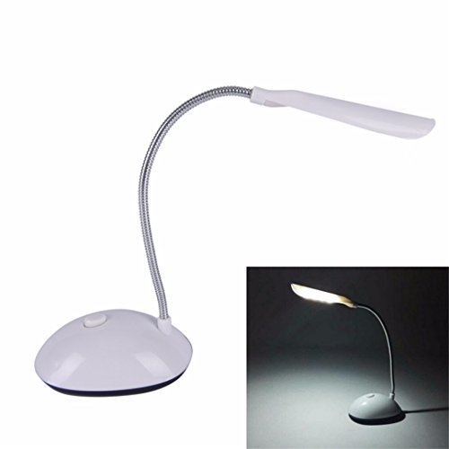 Preisvergleich Produktbild WERTGYTY Tragbares 4 LED-Helligkeit einstellbar Lesen Augenschutz Schreibtischlampe wiederaufladbare Schreibtisch Tischleuchte Licht mit Clip-Kontaktschalter
