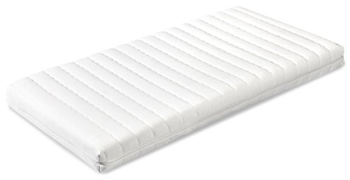 MSS® JUNIOR Kinder- und Jugendmatratze, Gr. 90x200x14 cm, RG35, inkl. versteppter Bezug (Oberstoff: 80% Polyester, 20% Viskose, Füllung: 200g PES-Vlies, Unterstoff: 30g PP-Vlies), NEU - 2