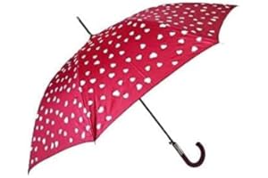 GOODFORGOODS Goods4good Paraguas Cambia de Color con la Lluvia Estrellas Corazónes Mariposas Lunares Resistente Anti Viento Largo diametro 120cm