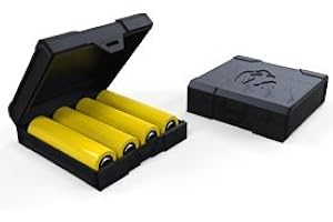 Chubby Gorilla Czarne etui na baterie (2 sztuki) – baterie nie wchodzą w zakres dostawy.