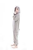 Unisex Adult Kigurumi Grau Koala Tier Cosplay Neuheit Homewear Onesies Nachtwäsche erwachsene Karikatur Karneval Weihnachten Halloween-Kostüm -