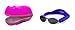 Baby Gift pack Sunglasses case Pink Hippopotamus and Babybanz Blue Sunglasses 0-2 years