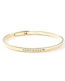PURELEI ® Damen Armreif (Edelstahl) individuell Größenverstellbar (Handgefertigt) Verschiedene Motive & Farben (Gold, Rosegold, Silber) Armband Frauen Schmuck