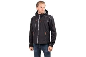 RIDER-TEC - Blouson De Moto Homme Urban Soft-shell Textile Noir