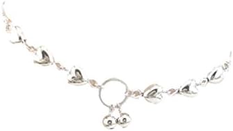 Silver Heart Cherries Ankle Bracelet Women SOEMSUN Barefoot Sandal Beach Foot Jewelry