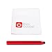 Produktbild DURAGADGET ROTER Touchscreen-Eingabestift und Reinigungstuch aus dem Hause ndash; optimal für Huawei P8 Lite/Mate 8 / GX8 / Y3 / Y5 / G7 Plus/Honor Holly 2 Plus Smartphone