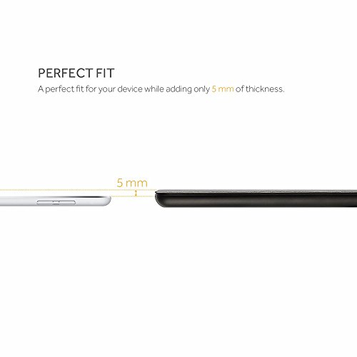 iPad Pro 10.5 2017 Hülle, EasyAcc Ultra Slim iPad Pro 10.5 Hülle Smart Cover mit Auto Sleep / Wake Up Funktion und Standfunktion für iPad Pro 10.5 2017 – Grau, Ultra Slim - 3