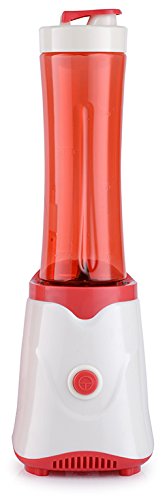 Standmixer Universalmixer Smoothie Mixer Blender Zerkleiner Ice Crusher 300 Watt Farbe Rot 2 Trinkflaschen - 3