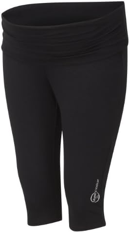 Maternity Sports Knee Length Capri, Black