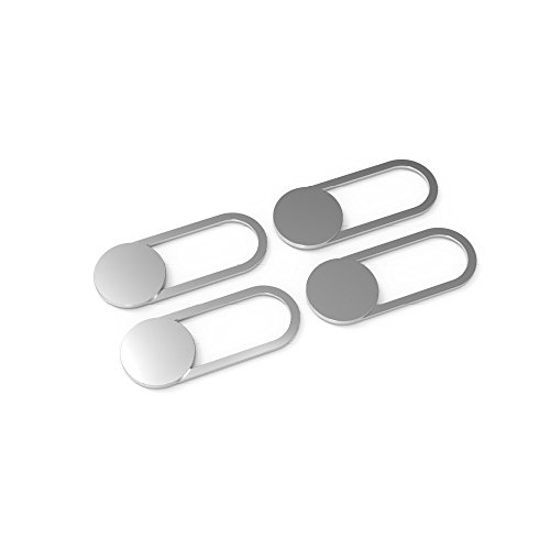 Preisvergleich Produktbild Webcam Abdeckung - NOSPY Original 4er Set - Cover zur Abdeckung der Kamera, Schutz gegen Kamera Spionage, Schützt Privatsphäre, Passt für alle Laptops Notebooks Macbooks PCs Tablets Handys Smartphones
