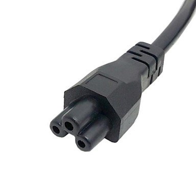 KLM USA Travel Power Cord US 3-Pin Stecker auf IEC C5 Kabel für Notebook Laptop 5 ft 1,5 m - 4