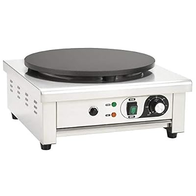 vidaXL Crêpière Électrique avec Bac Récupération Anti-adhérent 3000W Galette