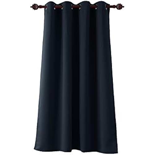 Amazon.co.uk navy blue eyelet curtains