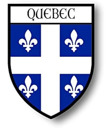 Écusson Brodé Drapeau Du Québec - Fermeture Velcro - Pour Veste, Sac à Dos, Casquette - Taille Compacte - 9
