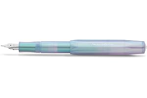 Kaweco COLLECTION Iridescent Pearl pióro wieczne premium do wkładów atramentowych z wysokiej jakości stalową stalówką, sportowe pióro 13 cm, szerokość stalówki: BB (bardzo szerokie)