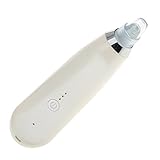 MagiDeal Blackhead Vakuum Elektrischer Mitesserentferner Sauger, Mitesser Reiniger / Pickel Komedo Porenreiniger / Akne Entferner Gerät - Elfenbein Weiß