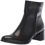 Echtes Leder ECCO Damen Shape 35 Block Ankle Boot Stiefeletten, Schwarz (Black 1001), 38 EU