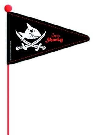 Fahrradwimpel "Captïn Sharky" L 175 cm