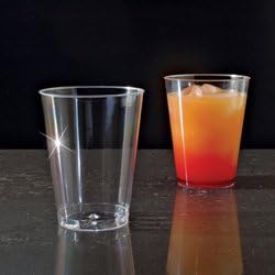 8oz Tumblers, Round, Clear, Pack of 20 - Yoshi Clear Ware