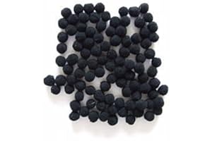 HI-TACK Trimits PP1BL | Black Pom Poms | Toy Making | 7mm | 100 pack