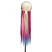 Beautystar 24" 100% High Temperature Fiber Long Hair Hairdressing Training Head Model with Clamp Stand Practice Mannequin