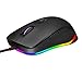 Produktbild Verdrahtete Maus Ergonomische Optische USB-Gaming-Maus, 12-Stufige Verstellbare Dpi, Maximal 4,400 Dpi, 5 Farben Cool LED-Hintergrundbeleuchtung, Geeignet Für Laptop-PC-Spieler-Schwarz