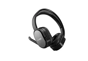 Techspark TS31 Wireless Bluetooth Over the Ear Headphone with Mic (Black)