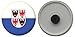 Produktbild Kühlschrankmagnet Flagge Fahne Italien Trentino-Alto Adige/Südtirol - 58mm