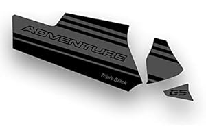 AZGRAPHISHOP Kit adhésif protection Cardan R 1250 GS Adventure 2021 ACA-001 (TRIPLE BLACK)