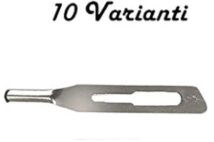 GLAMSHOP 10 LAME SGORBIE MONOUSO STERILI VARIE MISURE PER ESTETICA E PODOLOGIA SGORBIA (n°3 CONFEZ. 10PZ)