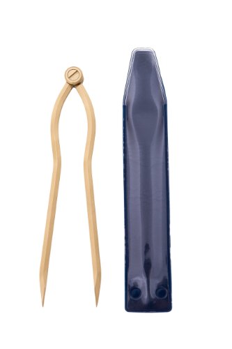 Navigationsbesteck – Navigationsset – Marinezirkel + 2 Dreiecke +Tasche - 4