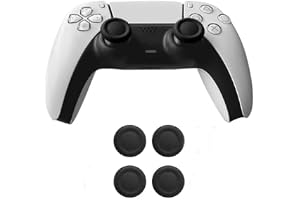 New World JOYSTICK REPLACEMENT CAPS FOR PS5 ,Easy to install Joystick Replacement Cap Thumb Grips for PS5 Controller Replacement Part Repair Accessories- 4 PC