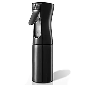 Greeya Hair Spray Bottle ? Multi use Water Spray Bottle for Hair Stylin, Cleaning Face Skin - Home and Saloon Use - 160ml (BLACK)