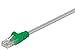 Produktbild No Name CAT 6 Crossover Netzwerkkabel, U/UTP 2xRJ45 Stecker ungeschirmt 0, 5m grün-grau