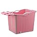 Produktbild TZQ Continental Badewanne PVC Faltender Erwachsener Swimmingpool Dicker Große Größe Mit Deckel Isolierung Baby Schwimmen, 80x47x52 cm,Pink-52x80x47cm