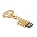Produktbild Altsommer Nett Schlüsselanhänger Muster USB 2.0 4/8/16/32/64GB Mini USB Stick, Flash Drive USB 2.0 Memory Stick USB,Metall Flash Memory Speicher Stick Speicher Daumen U Disk,Gold (4G)