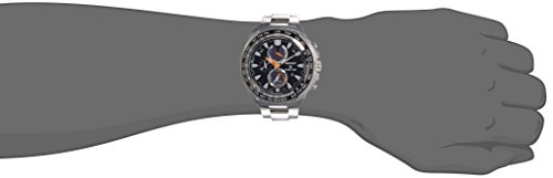 Seiko Men's Quartz Watch with Chronograph Quartz Stainless Steel SSC487P1